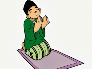 Berdoa sambil Mengangkat Kedua Tangan